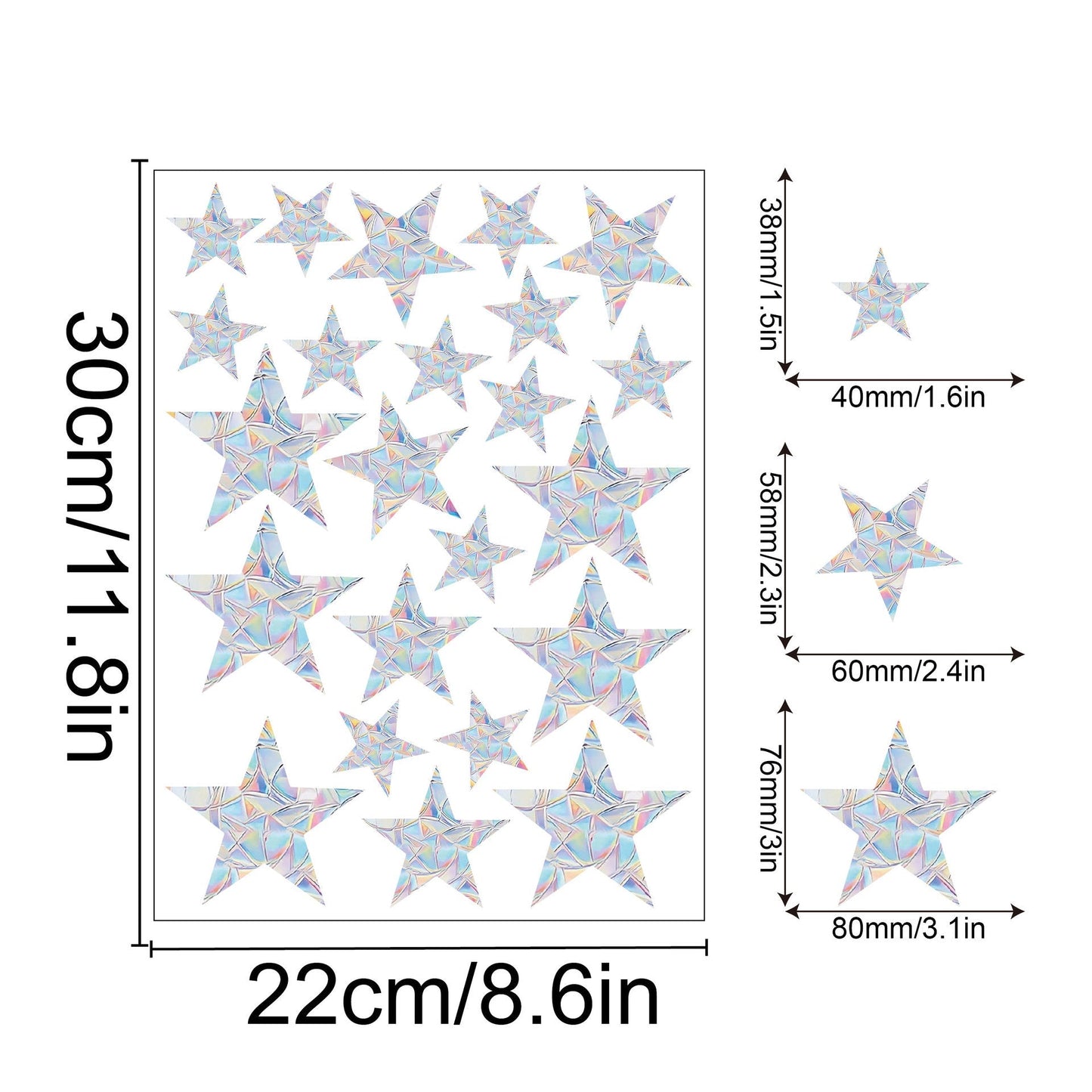Sandsberg | Regenbogen Fenster Sticker