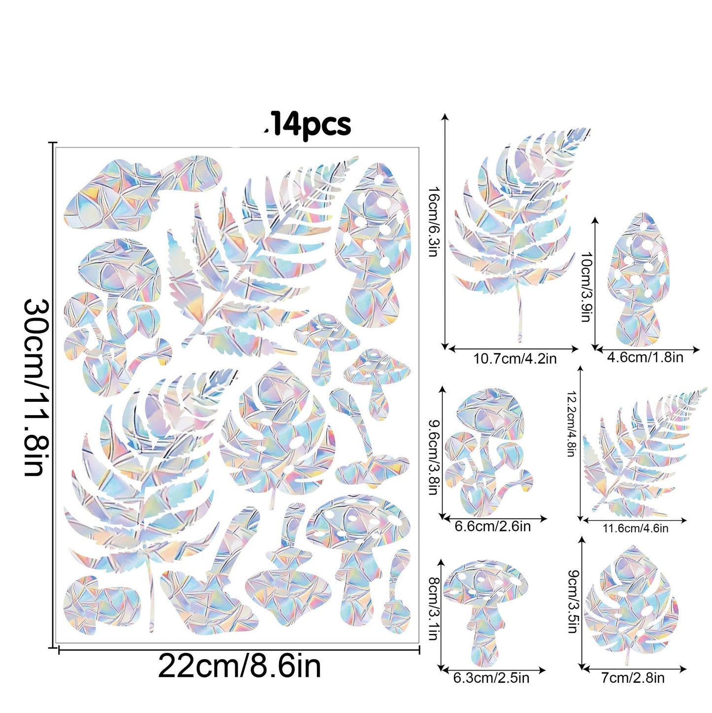 Sandsberg | Regenbogen Fenster Sticker