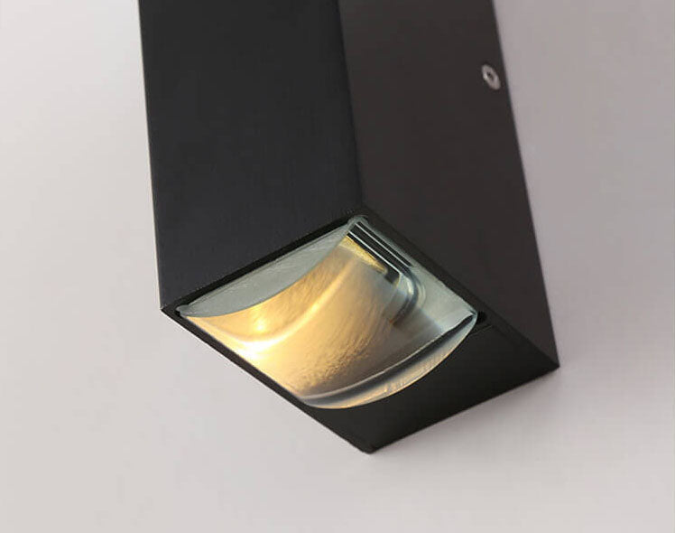 Sandsberg | Moderne wasserdichte rechteckige LED-Wandlampe für den Außenbereich