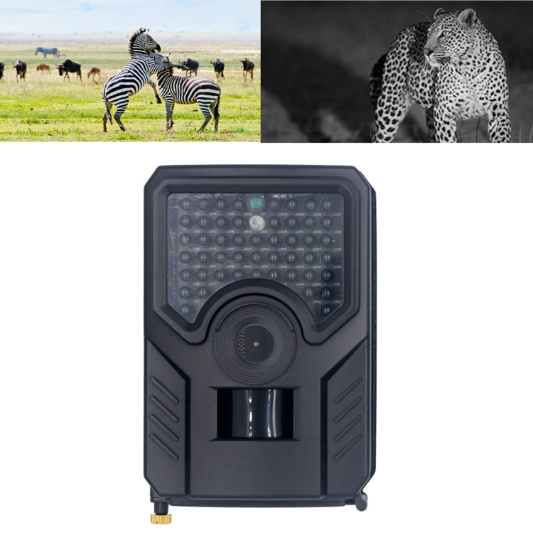 Sandsberg | PR-200B 120 Grad Weitwinkelobjektiv IP56 Wasserdicht 12MP 1080P HD Infrarot Jagd Trail Kamera, Unterstützung TF Karte, PIR Entfernung: 10-15m (Schwarz)
