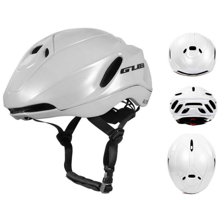 Sandsberg | GUB Elite Unisex Verstellbarer Fahrradhelm, Größe: M (Perlweiß)