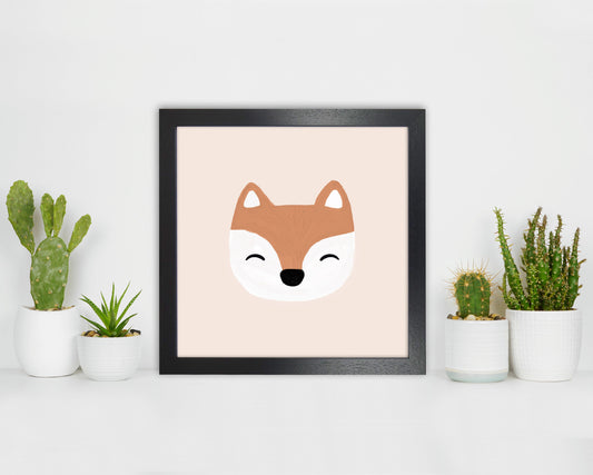 Sandsberg | Blush Fox Weihnachten Kunstdruck