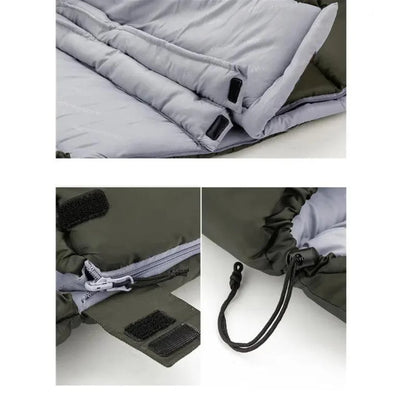 Sandsberg | Wärmeisolierter Schlafsack für Camping – Ultraleichter Outdoor-Schlafsack für kalte Nächte