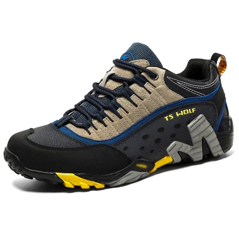 MOSES | Outdoor Lover Wanderschuhe für Männer | Wasserdichte Echtleder Wanderschuhe