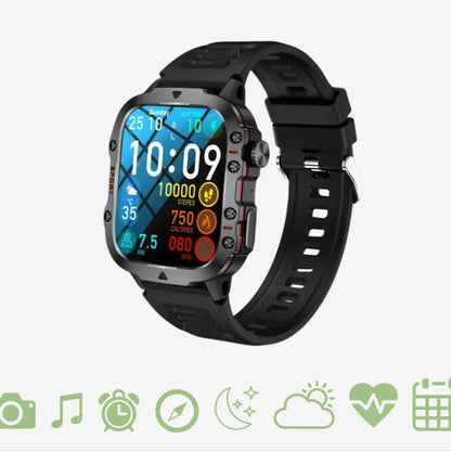 Sandsberg | TrailMate – Wasserdichte Outdoor-Smartwatch | Abenteuerbereiter Fitness-Tracker mit vollständiger Gesundheitsüberwachung