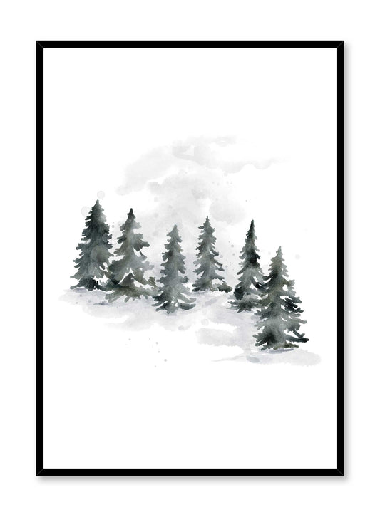 Sandsberg | Februar Wald, Poster