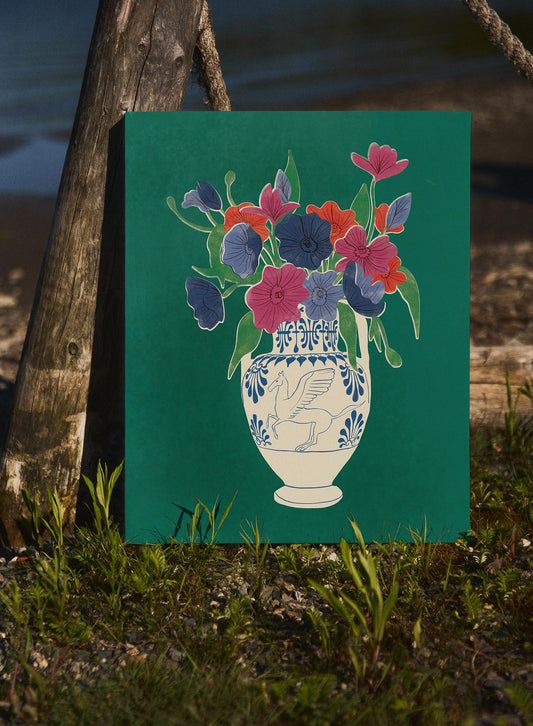 Sandsberg | Gemalte Posies, Leinwand