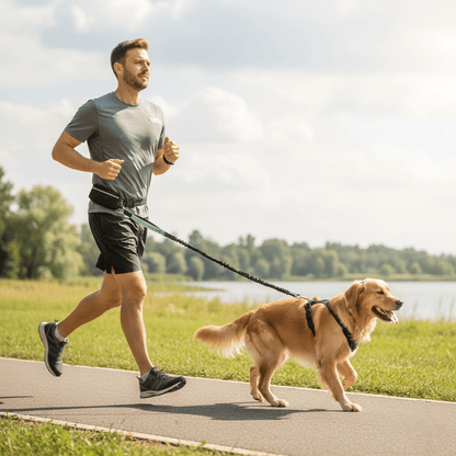 Sandsberg | Gepolsterte, freihändige Hundeleine für Training und Spaziergänge