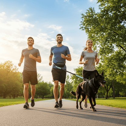 Sandsberg | Gepolsterte, freihändige Hundeleine für Training und Spaziergänge