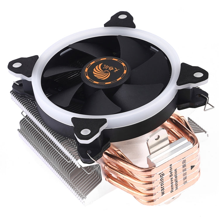 Sandsberg | 6 Kupferrohre CPU Kühlkörper Hydrauliklager Kühlventilator Leiser Ventilator mit RGB Farblichter 4 Pin für Intel: LGA775 1150 1151 1155 1156 1366 2011 (AMD: FM1 FM2 AM2 AM3+ AM4)