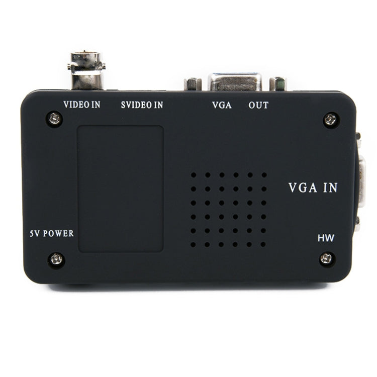 Sandsberg | HOWEI HW-2404 BNC / S-Video zu VGA Video Converter (Schwarz)