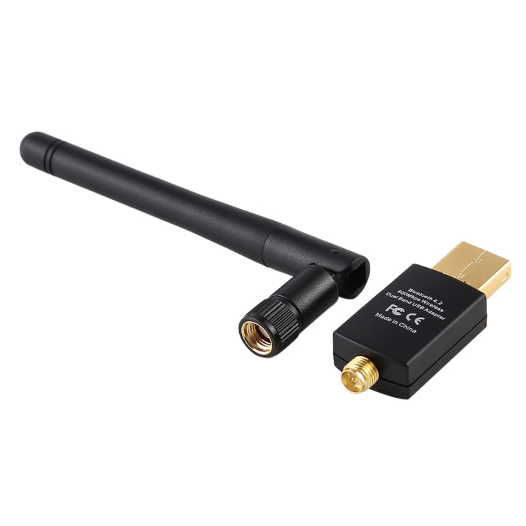 Sandsberg | EDUP EP-AC1661 2 in 1 Bluetooth 4.2 + Dual Band 11AC 600Mbps Hochgeschwindigkeits-Wireless-USB-Adapter WiFi-Empfänger