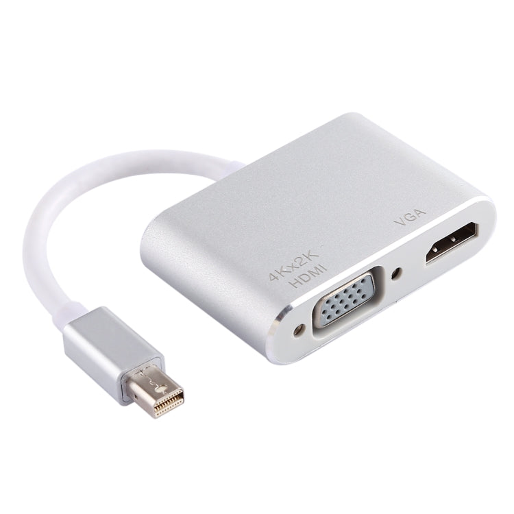Sandsberg | 2 in 1 4Kx2K Mini DisplayPort zu VGA & HDMI Adapter (Silber)