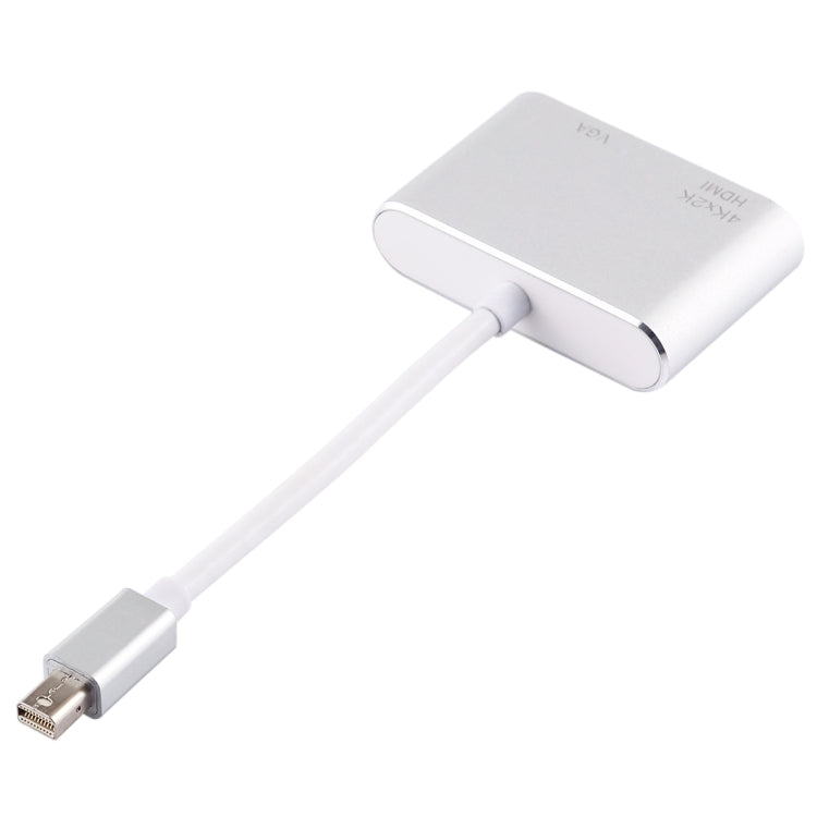 Sandsberg | 2 in 1 4Kx2K Mini DisplayPort zu VGA & HDMI Adapter (Silber)
