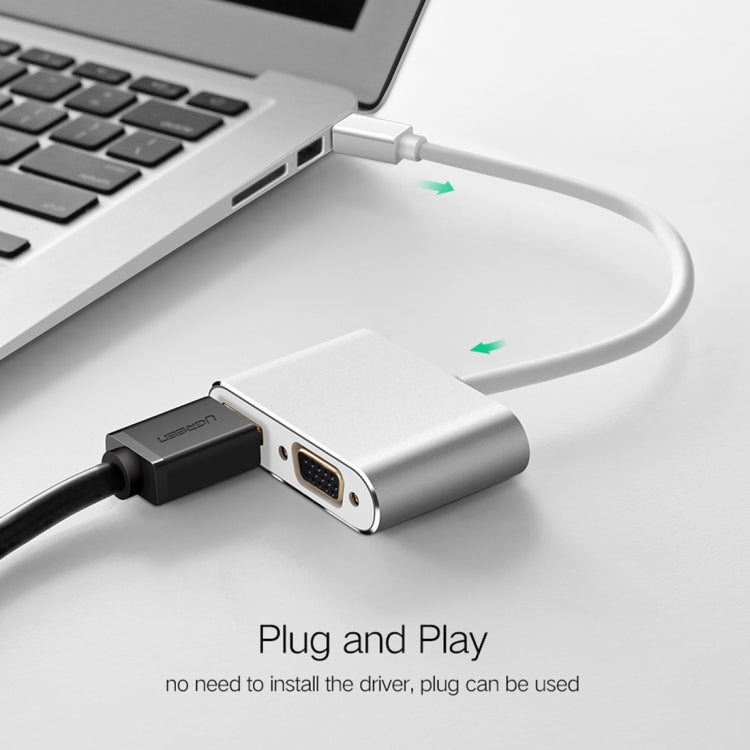 Sandsberg | 2 in 1 4Kx2K Mini DisplayPort zu VGA & HDMI Adapter (Silber)