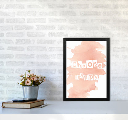 Sandsberg | Wählen Sie Happy Peach Aquarell Modern Print