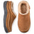 Herren rutschfeste Plüsch Slip-On Hausschuhe: Warm & breite Zehen