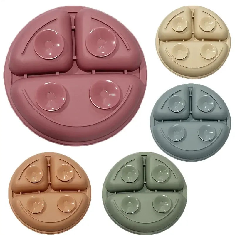 Baby-Silikon-Teller-Set