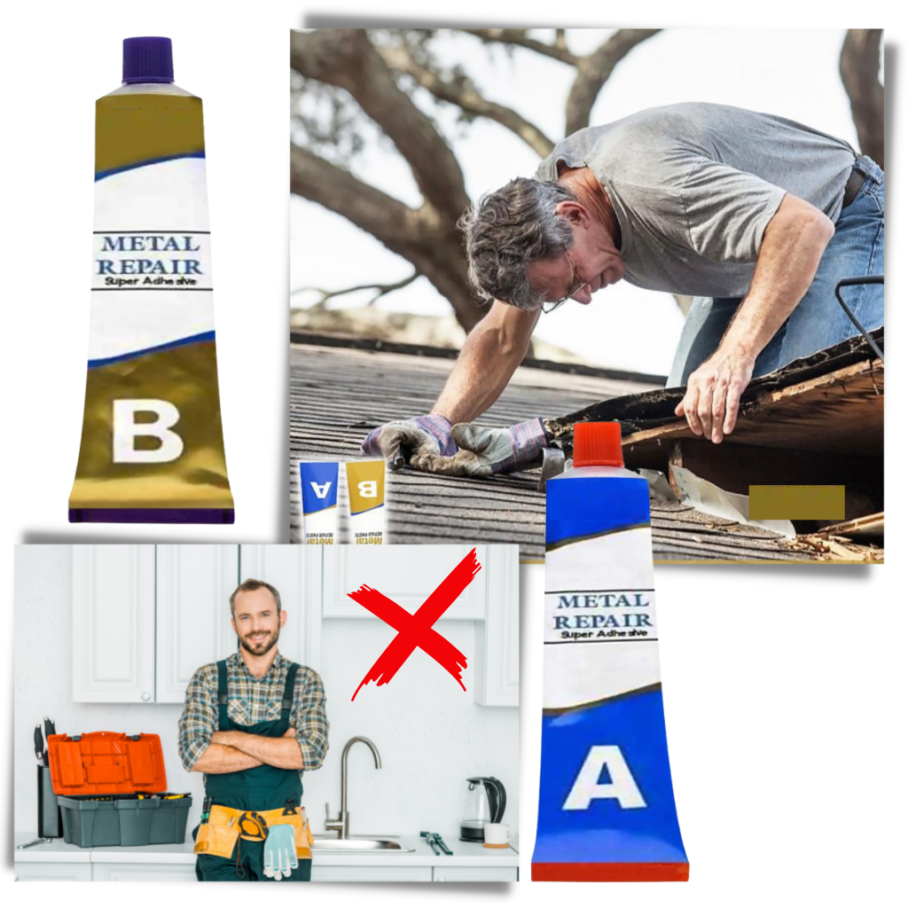 Reparaturpaste für Industrie-Metall
