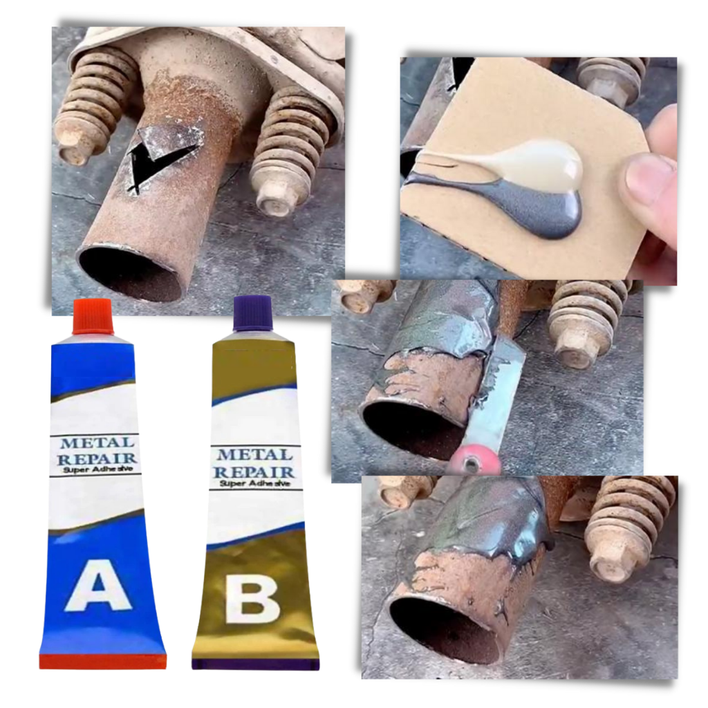 Reparaturpaste für Industrie-Metall