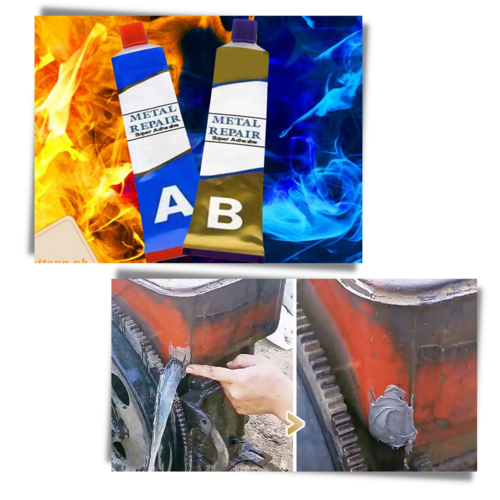 Reparaturpaste für Industrie-Metall