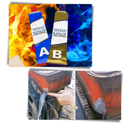 Reparaturpaste für Industrie-Metall