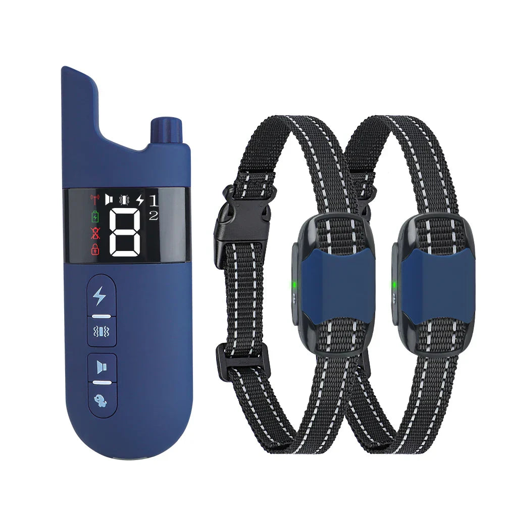 Sandsberg | Elektronisches Hundetrainingshalsband – 500m Fernbedienung, wasserdicht IPX7, Schock-, Vibrations- & Klangmodi