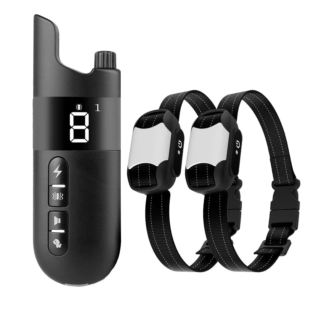 Sandsberg | Elektronisches Hundetrainingshalsband – 500m Fernbedienung, wasserdicht IPX7, Schock-, Vibrations- & Klangmodi