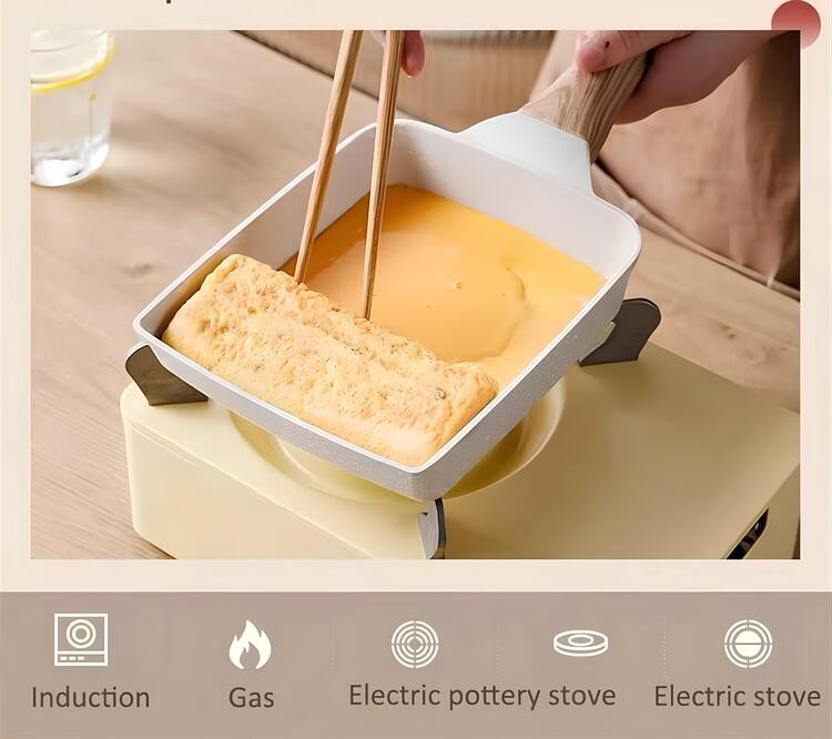 Sandsberg für Tamagoyaki-Omelette mit Antihaftbeschichtung