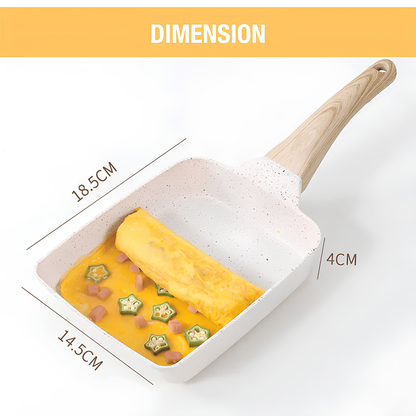 Sandsberg für Tamagoyaki-Omelette mit Antihaftbeschichtung