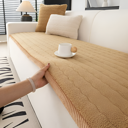 Sandsberg | PolyesPlush rutschfeste Sofabezug – haustierfreundlich, maschinenwaschbarer Couchschutz