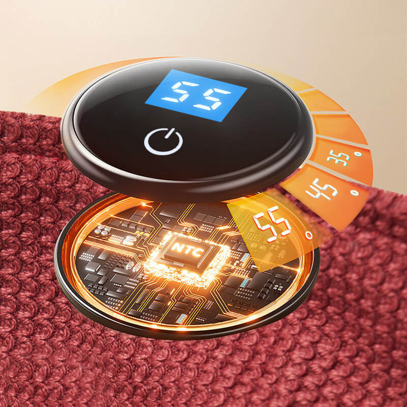 Sandsberg | CozyWarm USB beheizte Decke – tragbare elektrische Decke mit 3 Wärmeinstellungen & weichem Fleece-Material