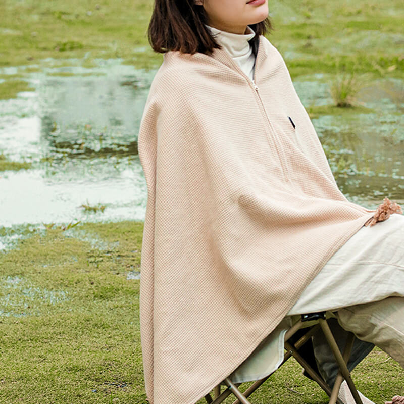 Sandsberg | CozyWarm USB beheizte Decke – tragbare elektrische Decke mit 3 Wärmeinstellungen & weichem Fleece-Material