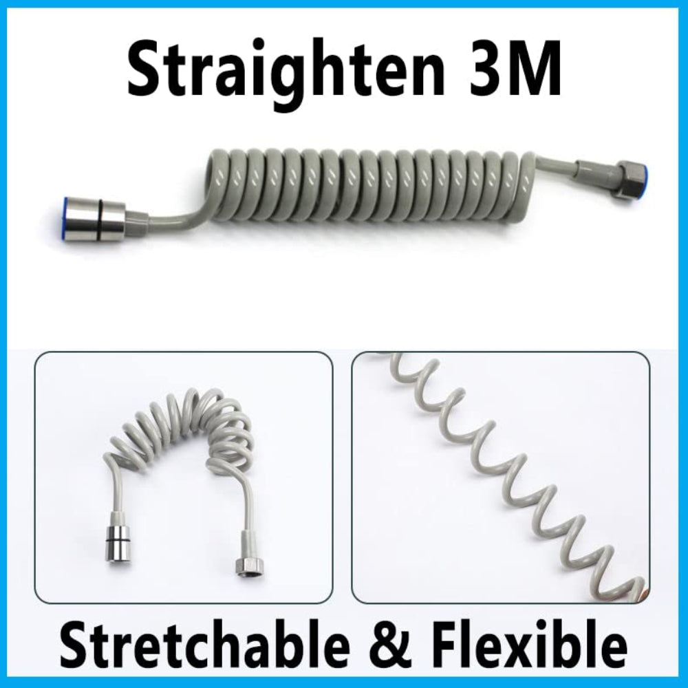 Sandsberg | PureMist Handheld Bidet Sprayer mit einstellbarem Wasserfluss – Edelstahl Hygiene-Kit