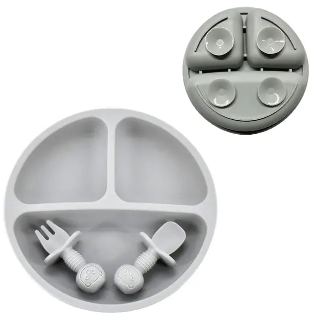 Baby-Silikon-Teller-Set