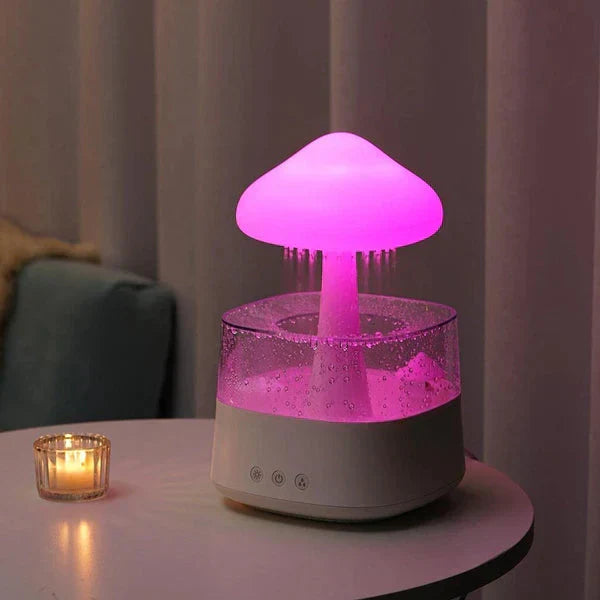 Stylische CalmCloud - Luftbefeuchter mit Nachtlicht