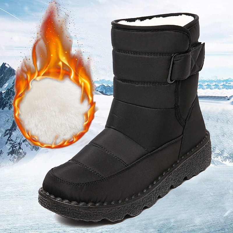 SNOWGLAM | Winterstiefel Damen | Warm & Wasserdicht | Stilvoll und Bequem