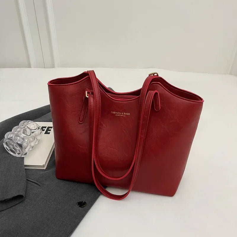 Sandsberg | Mirella | Klassische Damen-Shopper-Tasche mit Charme – Elegant, Geräumig & Zeitlos