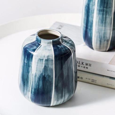 Sandsberg Akzentvase | Luxuriöse Keramik-Deko | Stilvolle Eleganz für Ihr Zuhause
