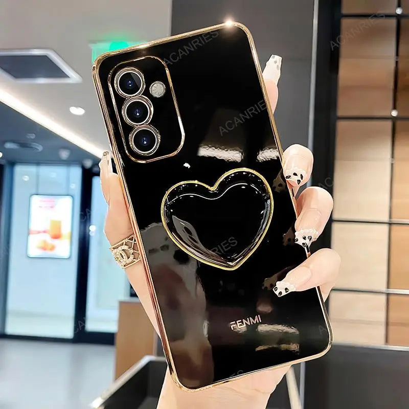 Luxus Liebe Herz Halter Beschichtungsgehäuse Für Samsung