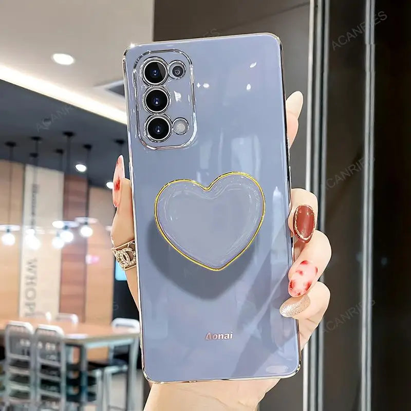 Luxus Liebe Herz Halter Beschichtungsgehäuse Für Samsung
