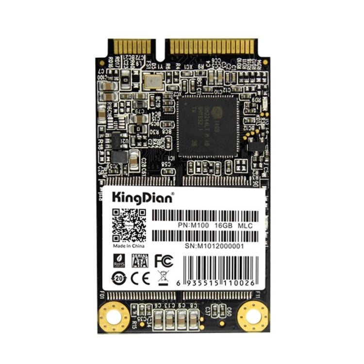 Sandsberg | Kingdian M100 16GB Solid State Drive / mSATA Festplatte für Desktop / Laptop