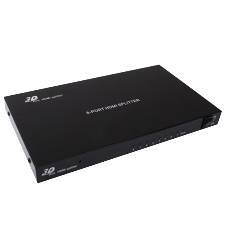 Sandsberg | 1 x 8 Full HD 1080P HDMI Splitter mit Schalter, V1.4 Version, Unterstützung für 3D & 4K x 2K (Schwarz)