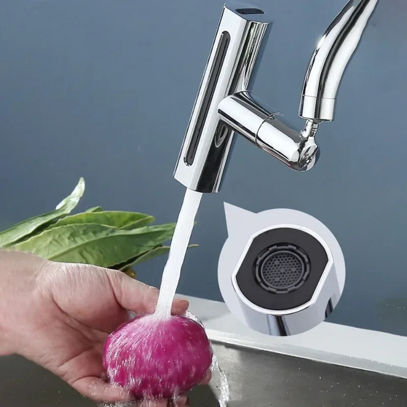 Ausziehbarer Wasserhahn – Flexibler Wasserhahn mit Sprühfunktion, Ideal für Spülen, Modernes Design, Leicht zu reinigen und Einfache Montage