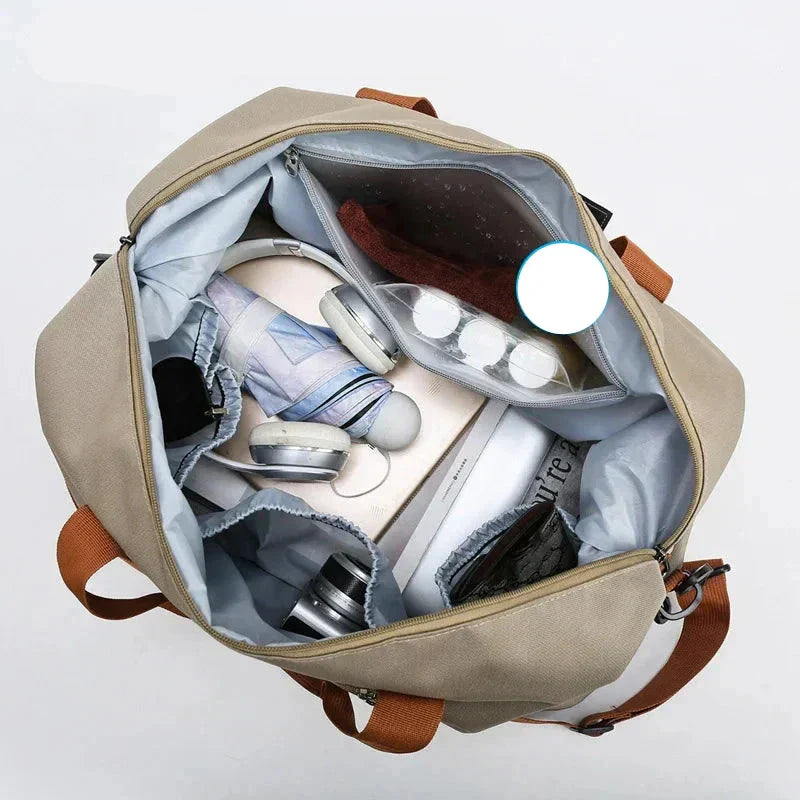 Sandsberg | CarryOnFit Reise Tasche - Luxuriöse Umhängetasche für aktive Abenteurer