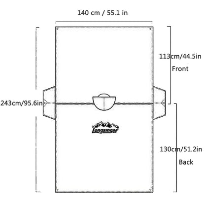 3-in-1 Tragbarer Wasserdichter Regenmantel - Verstellbar, Leicht und Wiederverwendbar für Männer und Frauen, Ideal für Wandern, Jagen und Klettern