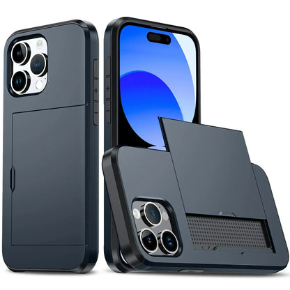 Sandsberg iPhone-Hülle mit Kartenhalter | Schlankes Design | Kartenaufbewahrung | Schutz & Stil