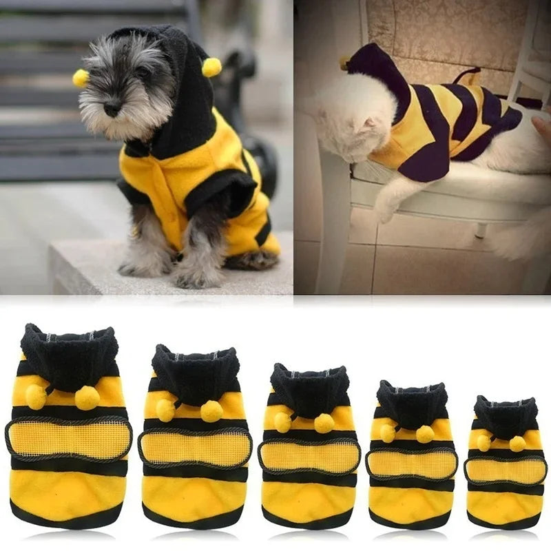 Sandsberg-Kostüm Hundehoddie – Kuscheliger Fleece-Mantel für Hunde und Katzen