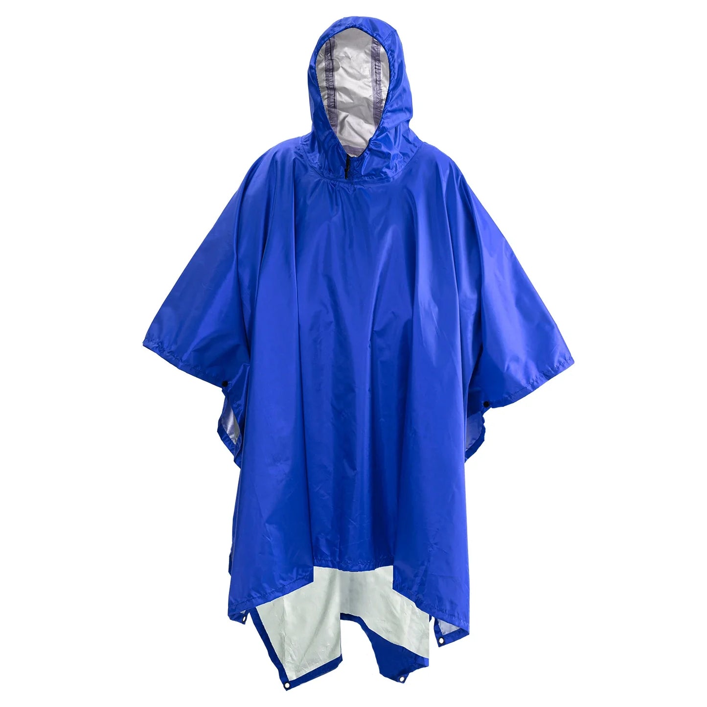 3-in-1 Outdoor Militär Regenmantel - Wasserdicht, Multifunktionales Herren- und Damen-Poncho - Motorrad Regenbekleidung und Picknickdecke