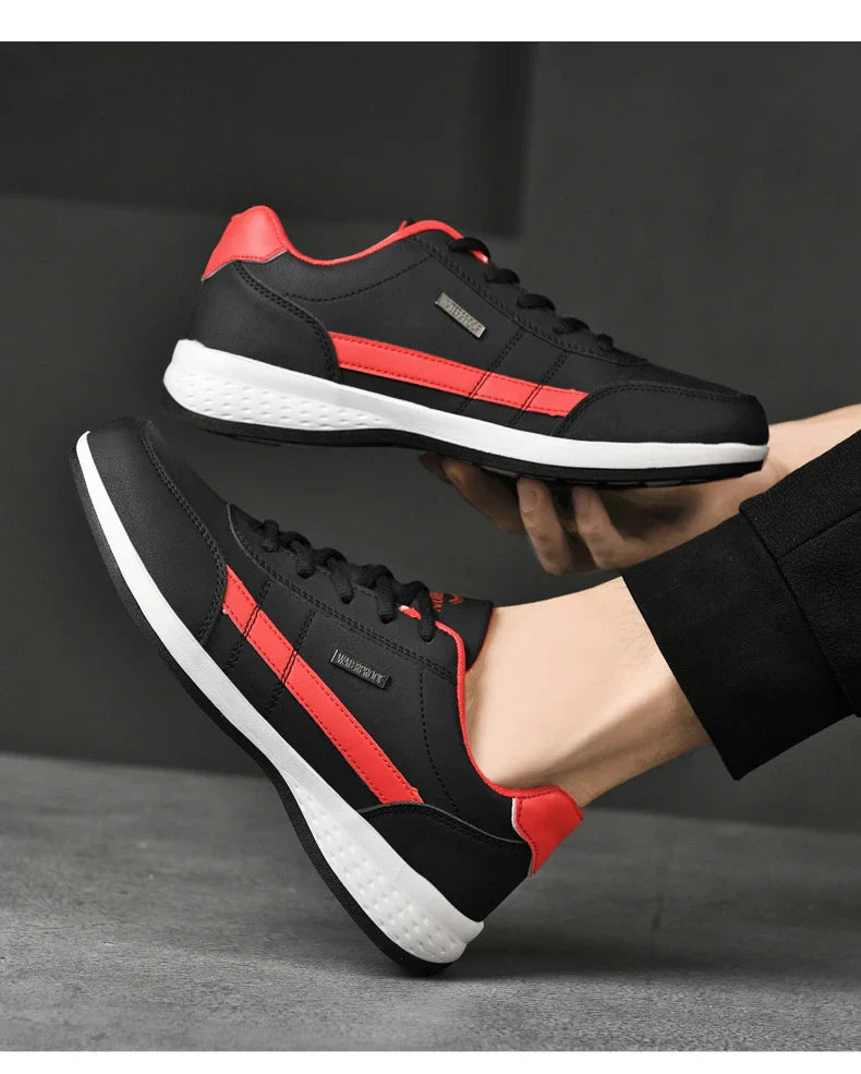 Leder Männer Schuhe Sneaker Männer Freizeit Schuhe Italienisch Freizeit Männer Rutschfeste Schuhe